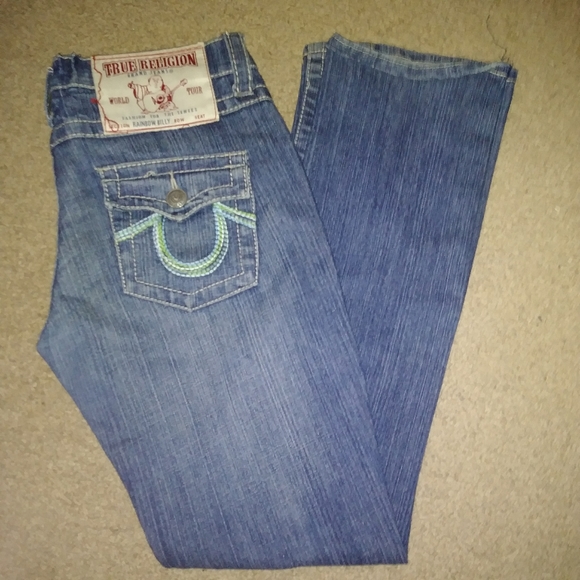 true religion rainbow billy jeans